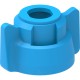 Tuerca bayoneta APE azul 25 uds