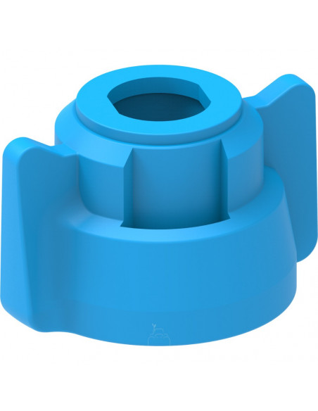 Tuerca bayoneta APE azul 25 uds