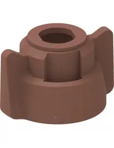 Tuerca bayoneta APE marrón 25 uds