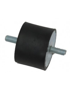 Soporte Taco Silentblock Macho/Macho Ø20x25