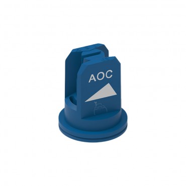 Boquilla AOC excéntrica antideriva 80º Azul ASJ 5 uds