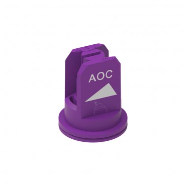Boquilla AOC excéntrica antideriva 80º Morada ASJ 5 uds