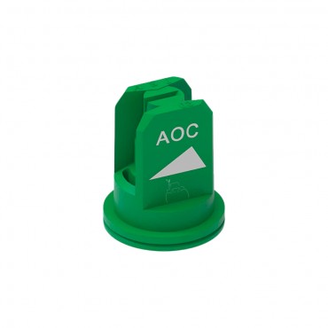Boquilla AOC excéntrica antideriva 80º Verde ASJ 5 uds