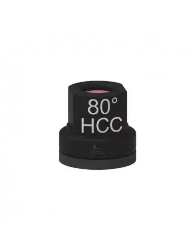 Boquilla HCC turbulencia cerámica 80º Negra ASJ 5 uds