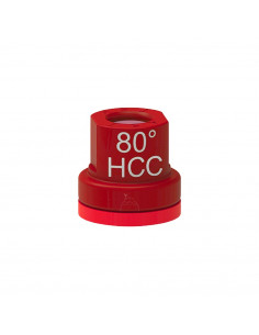 Boquilla HCC turbulencia cerámica 80º Roja ASJ 5 uds