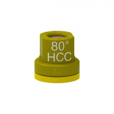 Boquilla HCC turbulencia cerámica 80º Amarilla ASJ 5 uds