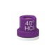 Boquilla HCI40 turbulencia cerámica 40º ASJ Morada 5 uds