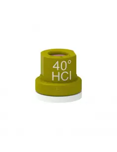 Boquilla HCI40 turbulencia cerámica 40º ASJ Amarilla 5 uds