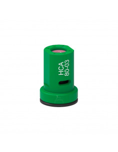 Boquilla HCA turbulencia cerámica antideriva 80º ASJ Verde 5 uds