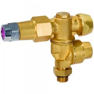 Portaboquilla giratorio doble regulable con antigota sin boquillas