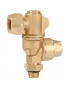 Portaboquilla giratorio simple con antigota sin boquilla