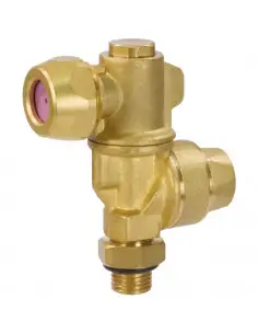 Portaboquilla giratorio simple con antigota completo montado