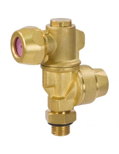 Portaboquilla giratorio simple con antigota completo montado