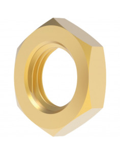 Tuerca latón portaboquilla giratorio 1/4" 10 uds