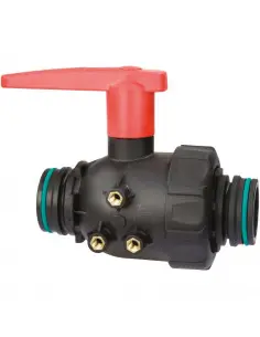 Válvula de bola 2 vías flujo interrumpido palanca alta modular T5