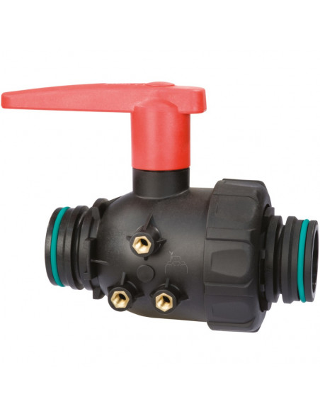 Válvula de bola 2 vías flujo interrumpido palanca alta modular T5