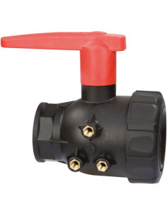 Válvula de bola 2 vías palanca alta H 1/2"