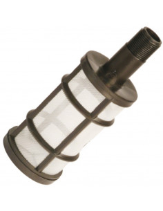 Filtro de fondo vertical con enlace de rosca M 3/4"