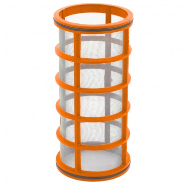 Malla de filtro aspiración Ø 38 x 125 mm 150 Mesh Naranja