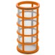 Malla de filtro aspiración Ø 38 x 125 mm 150 Mesh Naranja