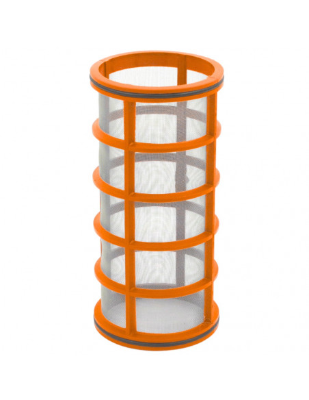 Malla de filtro aspiración Ø 38 x 125 mm 150 Mesh Naranja