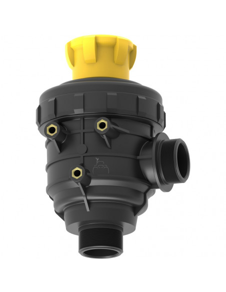 Filtro de aspiración con válvula M 1 1/4" x 24 mm 120 L/min