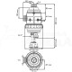 Filtro de aspiración con válvula conector modular T6 220 L/min