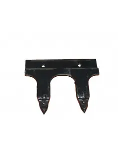 Dedo doble reforzado con agujero roscado FBR