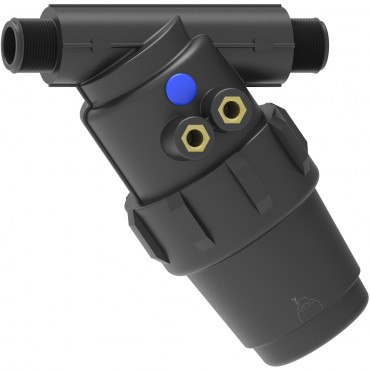 Filtro inclinado en línea rosca macho 1" 50 Mesh