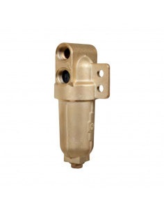 Filtro en línea latón con tapón inferior 3/4" 150 L/min