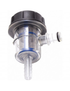 Filtro Aspiración Transparente 20 L/Min - 50 5D Acople rápido