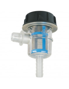 Filtro aspiración transparente 20 L/min M 3/8"