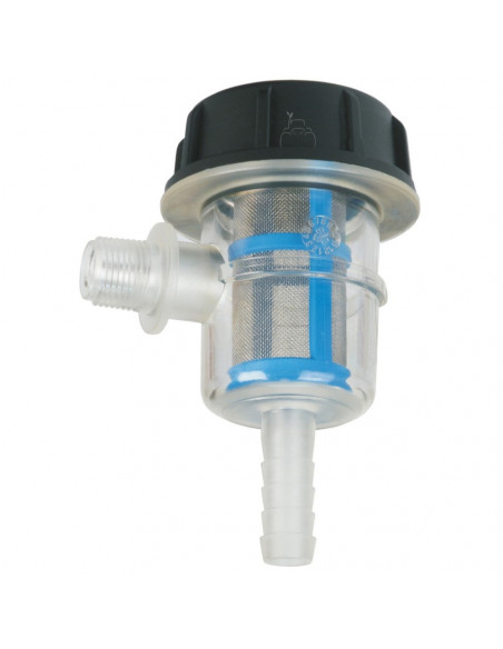 Filtro aspiración transparente 20 L/min M 3/8"