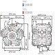 Bomba Membrana BPS 325 DESMOPAN M-M 1 3/8" Comet