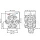 Bomba Membrana BPS 300 DESMOPAN M-M 1 3/8" Comet