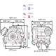 Bomba membrana BPS 195 DESMOPAN M-M 1 3/8" Comet