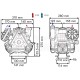 Bomba membrana BP 135 RPGMC D25 M 1 3/8" Comet