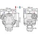 Bomba membrana BP 135 NBR M 1 3/8" Comet