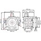 Bomba membrana IDS 2200 NBR M - M 1 3/8" Comet