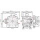 Bomba membrana IDS 1701 NBR M - M 1 3/8" Comet