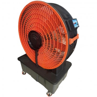Ventilador de pie transportable plástico con depósito de agua 600 W