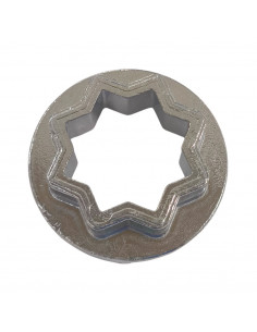 Separador de estrellas de cosechadora de almendras fabricado aluminio