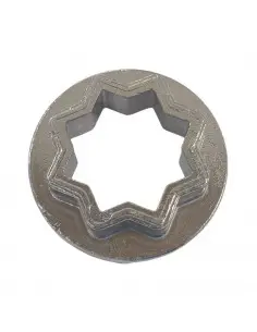 Separador de estrellas de cosechadora de almendras fabricado aluminio