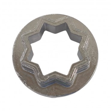 Separador de estrellas de cosechadora de almendras fabricado aluminio