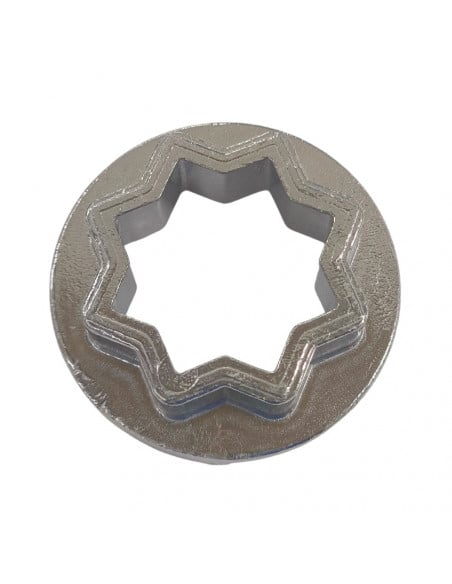 Separador de estrellas de cosechadora de almendras fabricado aluminio