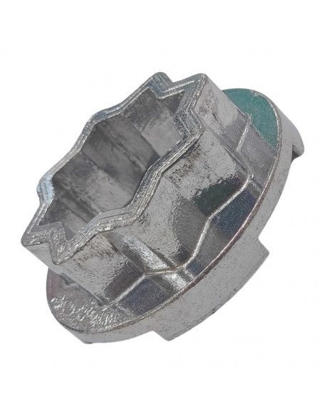 Separador de estrellas de cosechadora de almendras fabricado aluminio