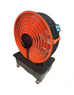 Ventilador de pie transportable plástico con depósito de agua 600 W