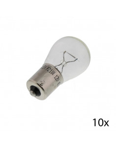 Bombilla 12 v - 21 w - ba15s - p21w - 10 pzas