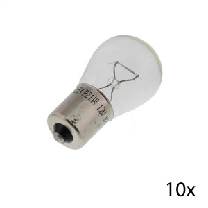 Bombilla 12 v - 21 w - ba15s - p21w - 10 pzas