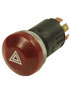 Botón pulsador interruptor de advertencia de riesgo